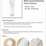 THE FACE SHOP WHITE SEED EXFOLIATING FOAM CLEANSER (150ML)