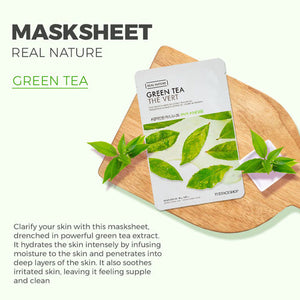 THE FACE SHOP REAL NATURE GREEN TEA MASK
