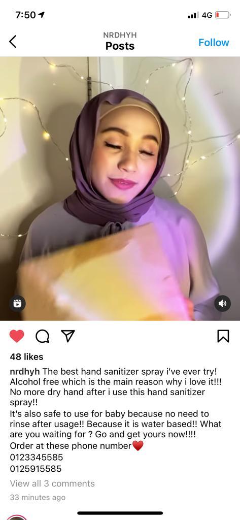 Reviews from La Seree Power Spray Hand Sanitizer