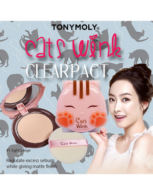 TONY MOLY CATS WINK CLEAR PACT 11G